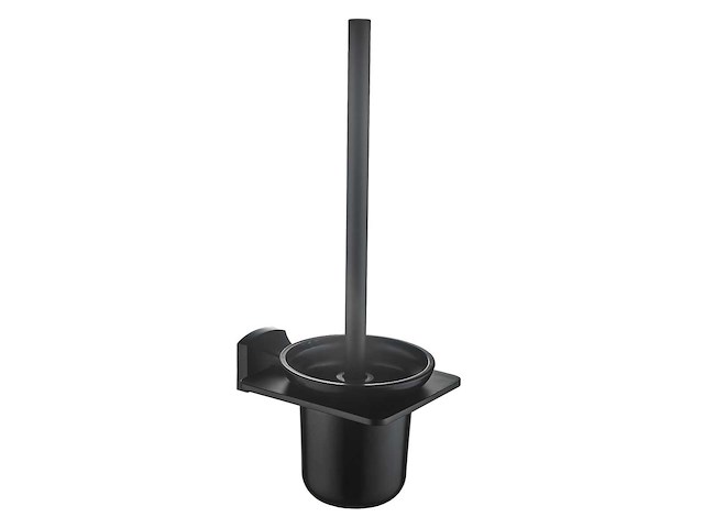 Mawialux toilet accessoire set - mat zwart - 4 delig - afbeelding 2 van  7