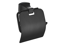 Mawialux toilet accessoire set - mat zwart - 4 delig - afbeelding 4 van  7