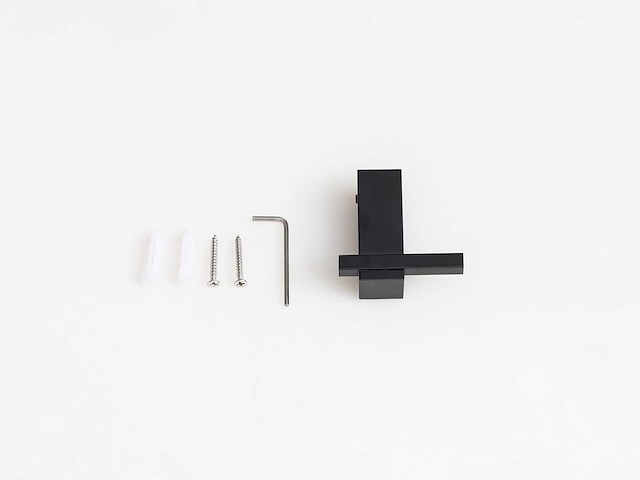 Mawialux toilet accessoire set - mat zwart - afbeelding 4 van  7