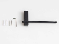 Mawialux toilet accessoire set - mat zwart - afbeelding 5 van  7