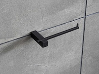 Mawialux toilet accessoire set - mat zwart - afbeelding 5 van  7