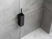 Mawialux toilet accessoire set - mat zwart - afbeelding 2 van  3
