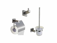 Mawialux toilet accessoire set geborsteld rvs