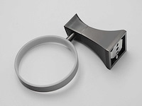 Mawialux toilet accessoire set gunmetal grey 4 delig - afbeelding 3 van  25