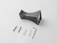 Mawialux toilet accessoire set gunmetal grey 4 delig - afbeelding 7 van  25