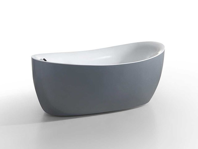 Mawialux vrijstaand acryl bad - keuze uit mat/glans wit - afbeelding 2 van  9