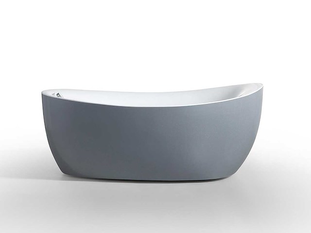 Mawialux vrijstaand acryl bad - keuze uit mat/glans wit - afbeelding 3 van  9