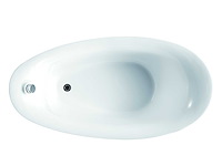 Mawialux vrijstaand acryl bad - keuze uit mat/glans wit - afbeelding 7 van  9