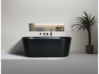 Mawialux vrijstaand acryl bad - mat zwart - afbeelding 2 van  3