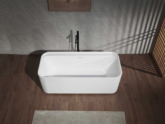 Mawialux vrijstaand acryl design bad - mat wit - afbeelding 2 van  9