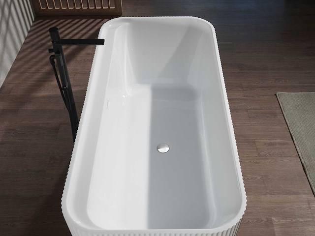 Mawialux vrijstaand acryl design bad - mat wit - afbeelding 4 van  9