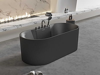 Mawialux vrijstaand acryl design bad met kraanwerk - keuze uit 3 kleuren - afbeelding 5 van  11