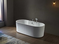 Mawialux vrijstaand acryl design bad met kraanwerk - keuze uit 3 kleuren - afbeelding 8 van  11