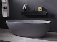 Mawialux vrijstaand bad - solid surface - mat grijs - afbeelding 4 van  8