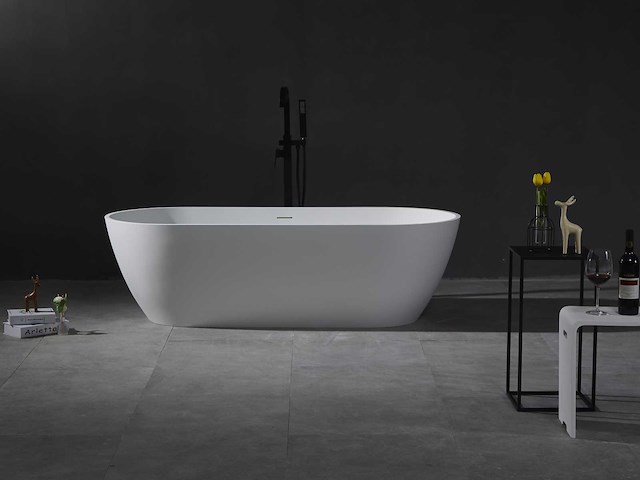 Mawialux vrijstaand bad - solid surface - mat wit - afbeelding 1 van  5