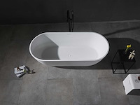 Mawialux vrijstaand bad - solid surface - mat wit - afbeelding 4 van  5