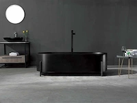 Mawialux vrijstaand bad - solid surface - mat zwart
