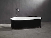 Mawialux vrijstaand bad - solid surface - wit/zwart - afbeelding 4 van  8