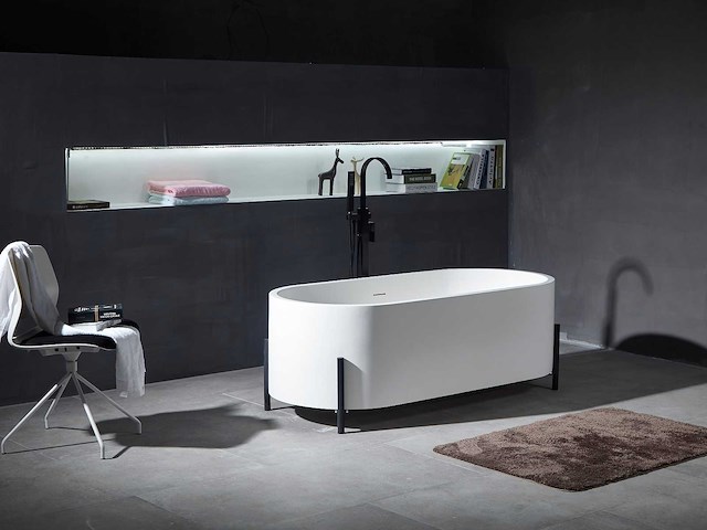 Mawialux vrijstaand bad - solid surface (beschikbaar in 3 kleuren) - afbeelding 7 van  21