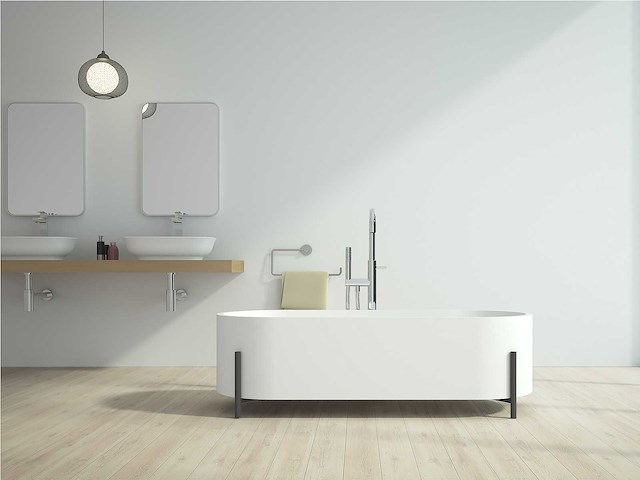 Mawialux vrijstaand bad - solid surface (beschikbaar in 3 kleuren) - afbeelding 1 van  21