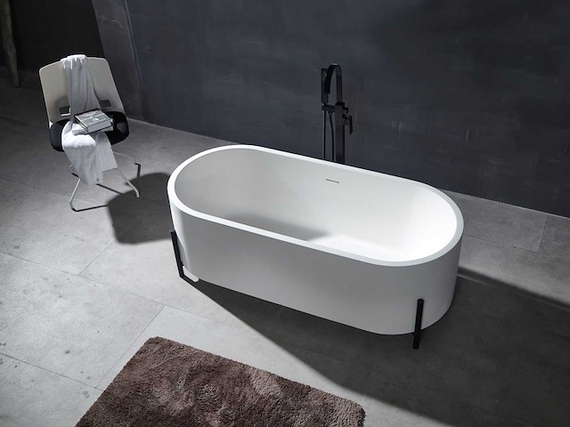 Mawialux vrijstaand bad - solid surface (beschikbaar in 3 kleuren) - afbeelding 4 van  7