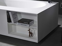 Mawialux vrijstaand design bad - solid surface - mat wit - afbeelding 5 van  7