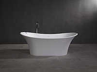 Mawialux vrijstaand design bad - solid surface - mat wit - afbeelding 1 van  6
