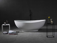Mawialux vrijstaand design bad - solid surface - mat wit - afbeelding 2 van  8
