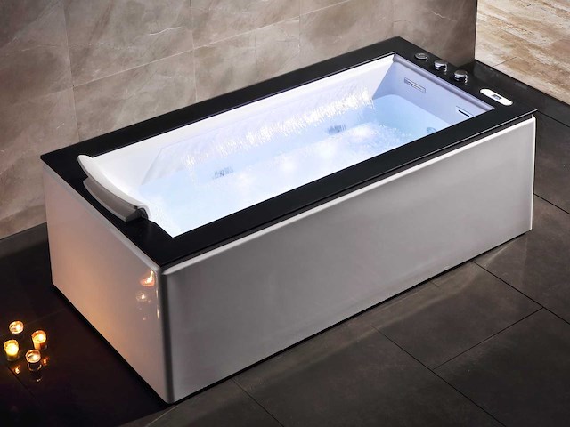 Mawialux vrijstaand massagebad met waterval - afbeelding 11 van  14