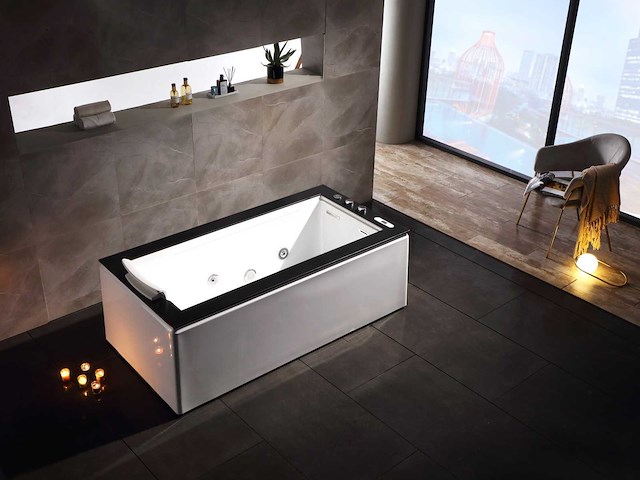 Mawialux vrijstaand massagebad met waterval - afbeelding 12 van  14