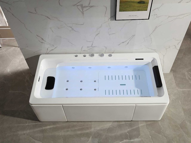 Mawialux vrijstaand massagebad met waterval - afbeelding 7 van  21