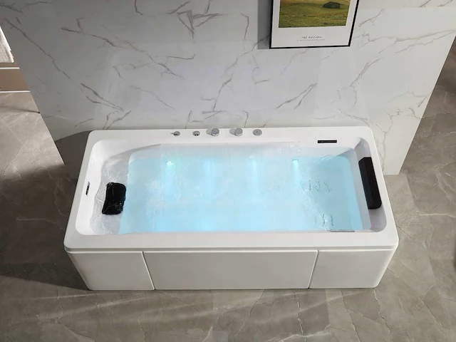 Mawialux vrijstaand massagebad met waterval - afbeelding 4 van  21
