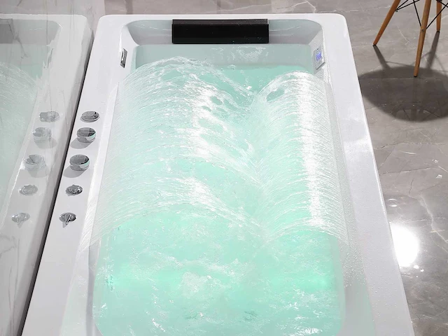 Mawialux vrijstaand massagebad met waterval - afbeelding 7 van  21
