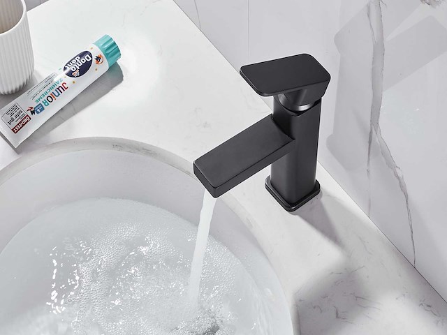 Mawialux wastafelkraan - mat zwart - afbeelding 2 van  18