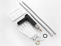 Mawialux wastafelkraan digitaal chroom - afbeelding 3 van  9