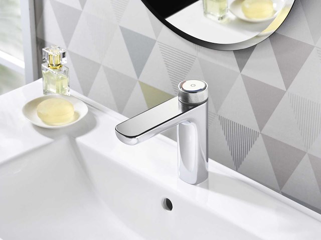 Mawialux wastafelkraan digitaal chroom - afbeelding 3 van  4