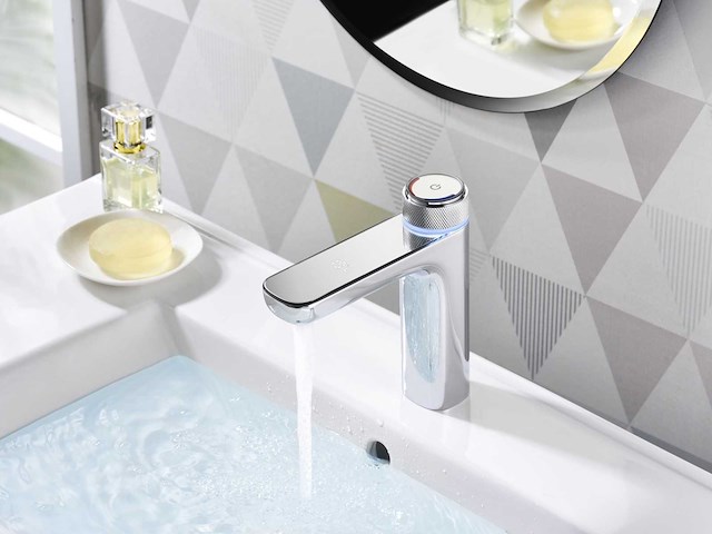 Mawialux wastafelkraan digitaal chroom - afbeelding 4 van  4