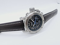 Max gp racer carbon chronograaf herenhorloge met schroefkroon - afbeelding 7 van  9