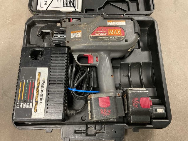 Max rb395 9.6v accu vlechtapparaat - afbeelding 1 van  3