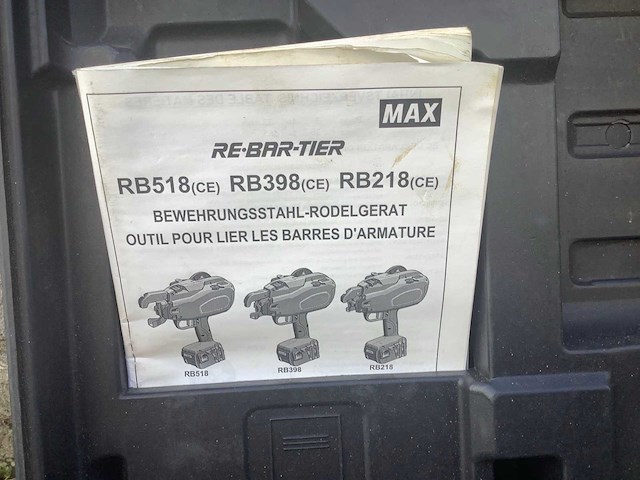 Max rebartier rb398 betonvlechtmachine - afbeelding 4 van  4
