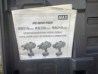 Max rebartier rb398 betonvlechtmachine - afbeelding 4 van  4
