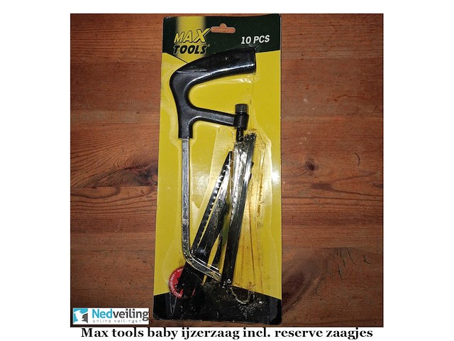 Max tools baby ijzerzaag incl. reserve zaakjes (doos-q) - afbeelding 3 van  3