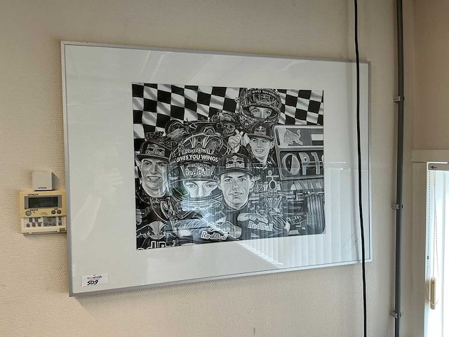 Max verstappen wanddecoratie - afbeelding 1 van  5