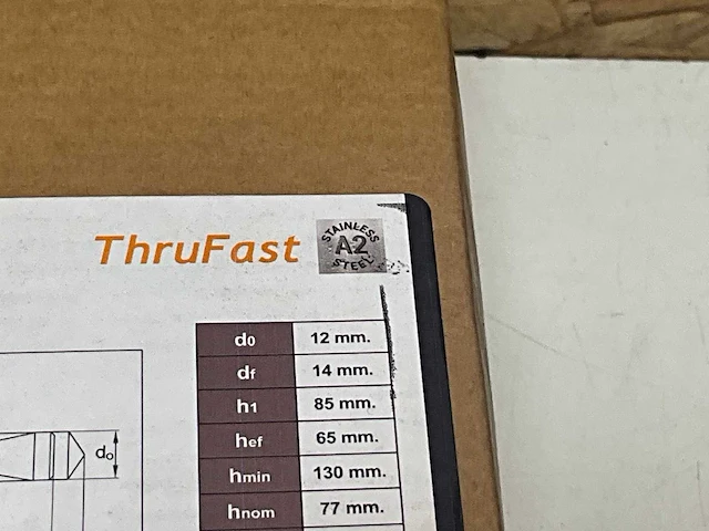 Maxfast rvs ankers m12x110 (90x) - afbeelding 5 van  5
