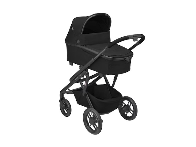 Maxicosi lila xp+ kinderwagen essential black kinderwagen inclusief reiswieg en zitje - afbeelding 1 van  4