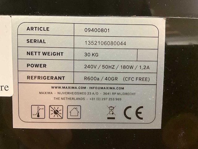 Maxima - mini koelvitrine (2x) - afbeelding 4 van  4
