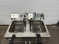 Maxima 09365156 dubbele friteuse 380v - afbeelding 1 van  3