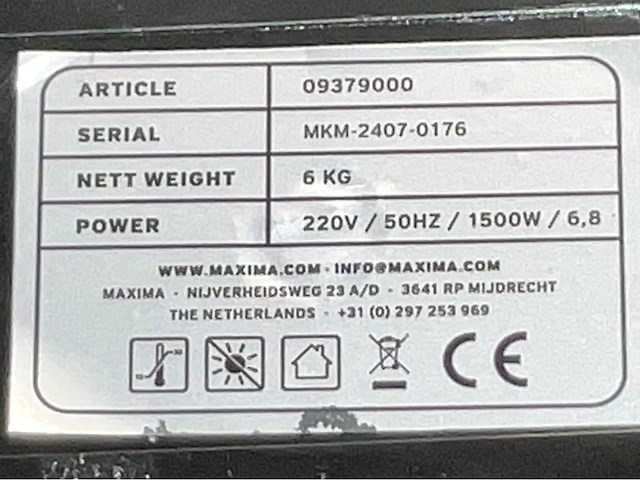 Maxima 09379000 blender - afbeelding 7 van  7