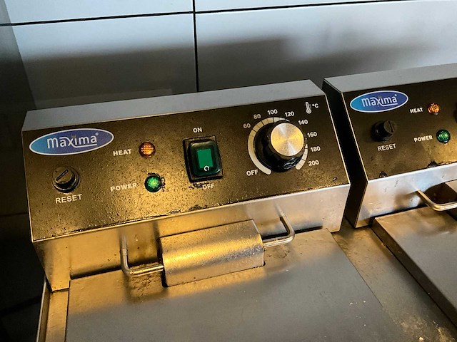 Maxima 2x 10 liter friteuse - afbeelding 3 van  6