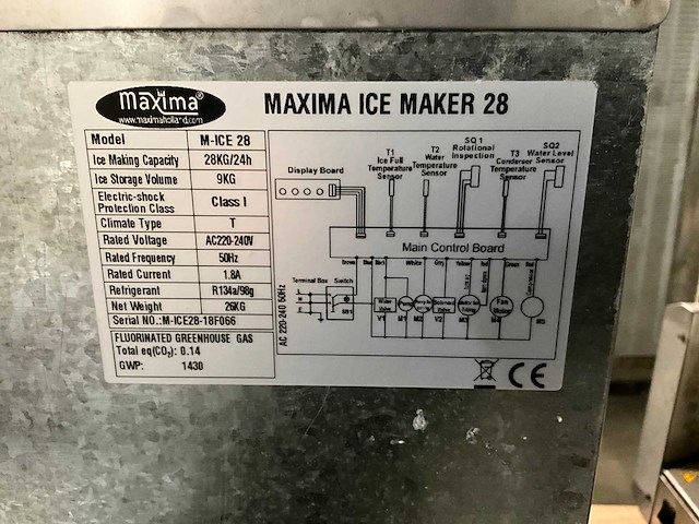 Maxima m-ice 28 ijsblokjesmachine - afbeelding 5 van  6